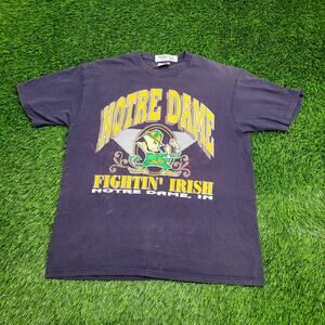 Vintage University of Notre-Dame Shirt Large 22x28 Blue
